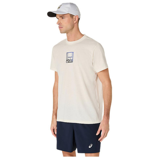 Asics Ανδρική κοντομάνικη μπλούζα Court Core Graphic Tee Asics Ανδρική κοντομάνικη μπλούζα Court Core Graphic Tee